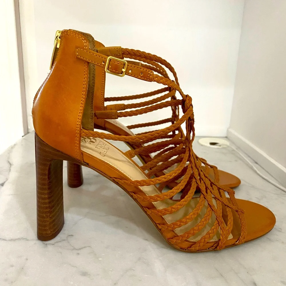 NWOT VINCE CAMUTO Ariah Strappy Sandal Heels - Picture 10 of 14
